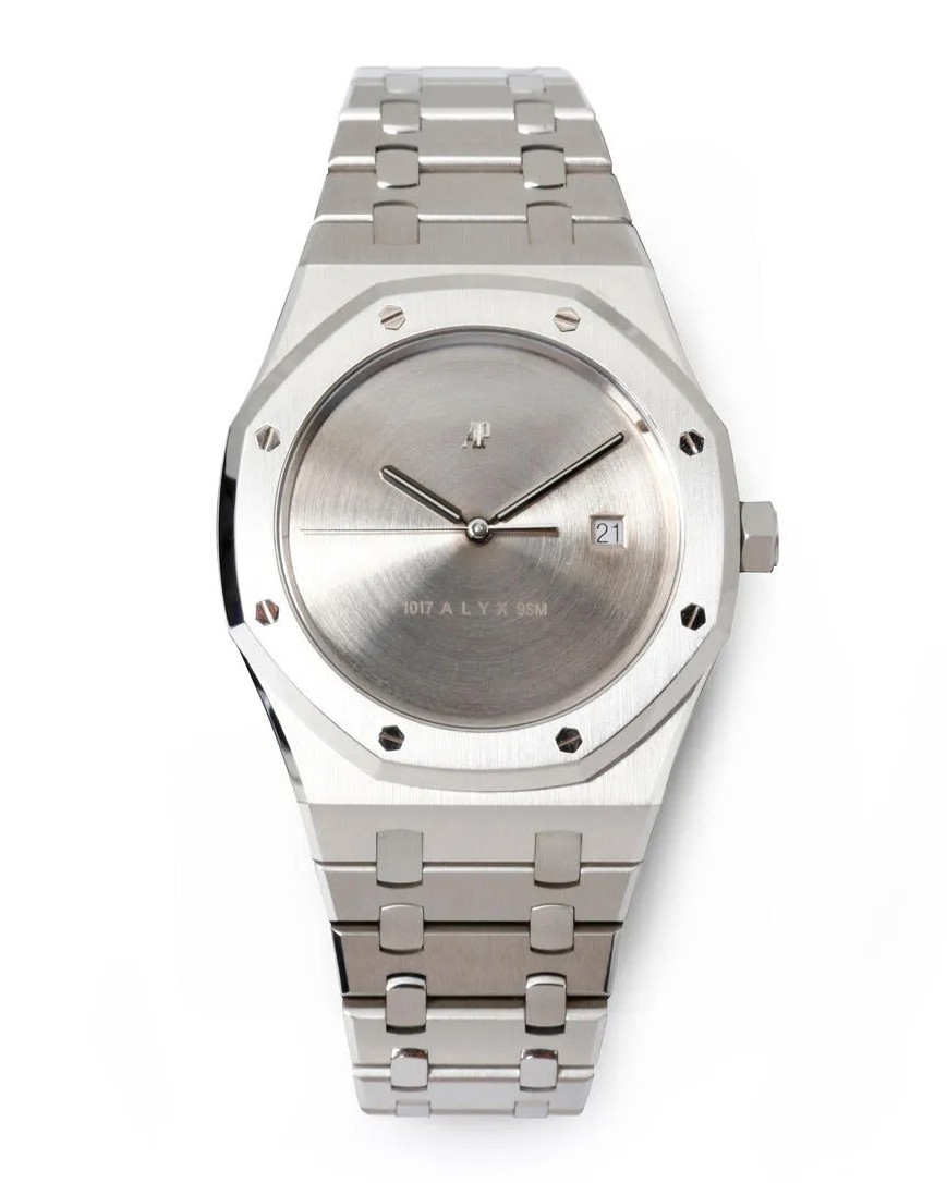 a steel watch