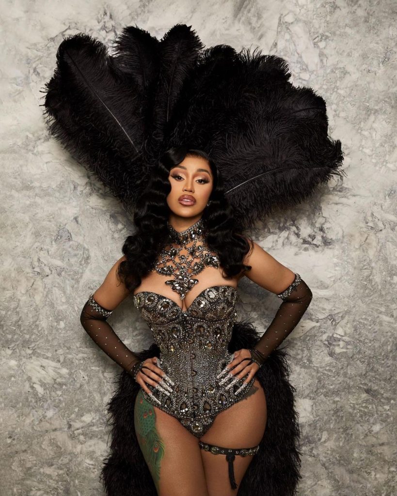 The Look That Almost Was: Cardi B Reveals a Second Burlesque Look that Didn’t Make It to Her Party