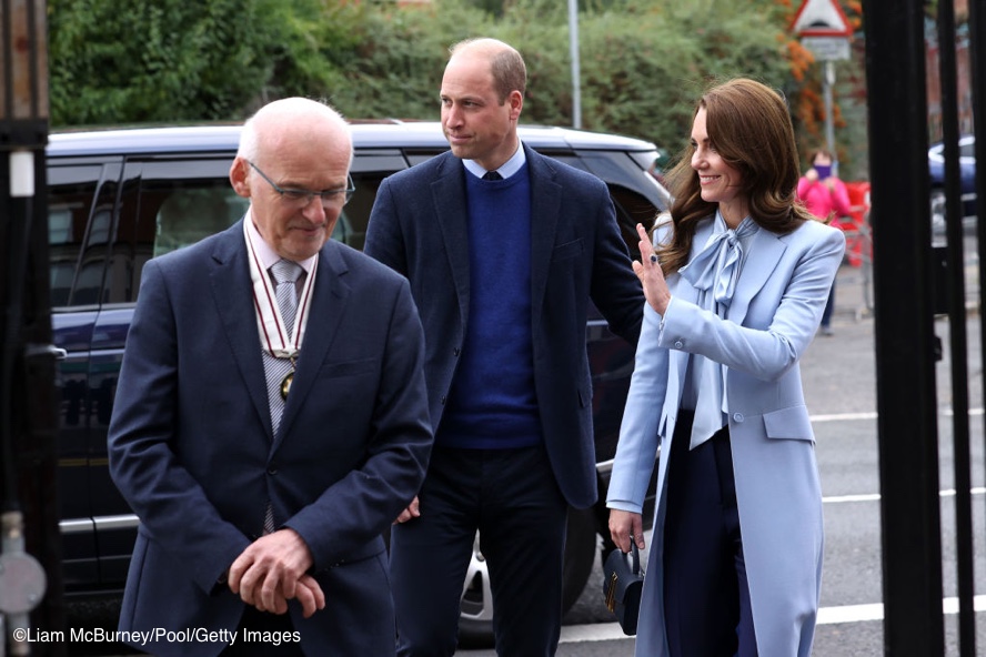 The Princess of Wales in Soft Blue Hues for Northern Ireland Engagements