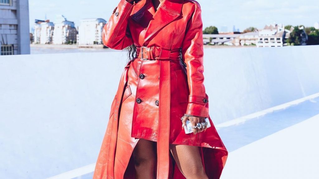 Tiwa Savage’s Red Dress at Alexander McQueen SS23 Fashion Show is ‘One for the Books’