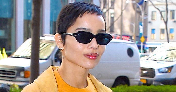 Zoë Kravitz’s Floor-Sweeping Cardigan Is So Mary-Kate and Ashley It Hurts